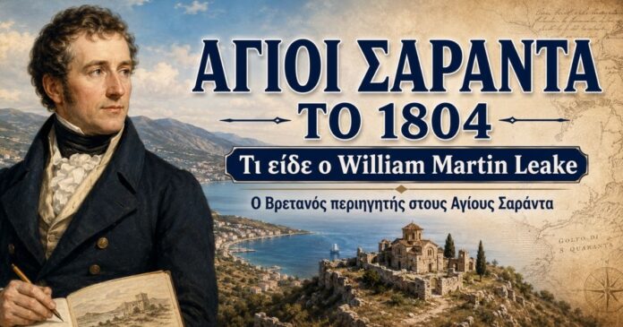 Άγιοι Σαράντα το 1804 – William Martin Leake