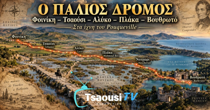 παλιός δρόμος Φοινίκη Τσαούσι Αλύκο Βουθρωτό
